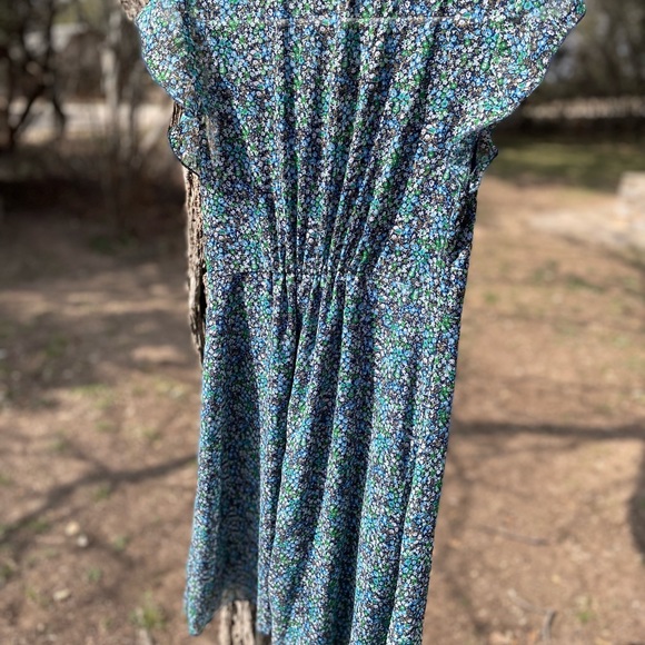 Blue Floral Dress - Picture 4 of 4